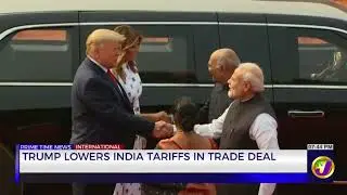 Trump Lowers India Tariffs in Trade Deal | TVJ News