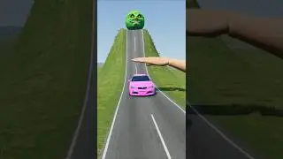 Big & Small Cars vs Giant Hand Slap - BeamNG.Drive