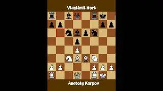 Anatoly Karpov vs Vlastimil Hort ◉ Tungsram Budapest Tournament 1973 | Classic Win
