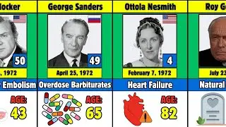 50 Famous Actors Who Died in 1972