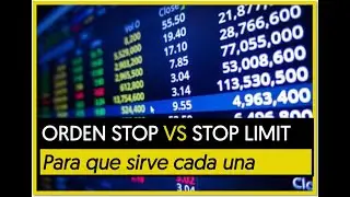 Tutorial ORDEN STOP VS STOP LIMIT TRADING