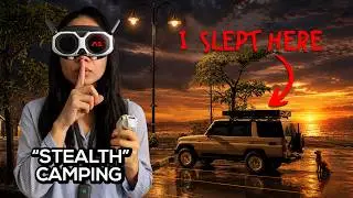 I stealth car camping in Banting with my 35 years old Land Cruiser | Antigravity A1 360 Drone