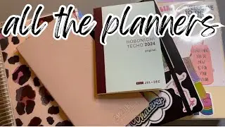 My Planners Lately! All the things I've used & what I'm trying next!