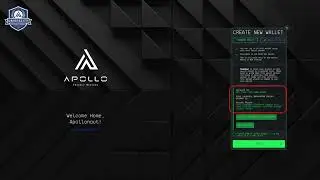 Apollo University   Creating A Standard Wallet Address