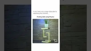 Floating table using Physics #explore #reels #viral #phisics