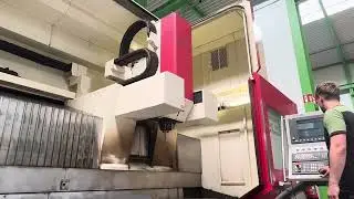 HEDELIUS BC 100 MAGNUM VMC 3500 x 1000 x 770 mm Siemens 840D Mach4metal 2-5 9090