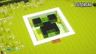 Minecraft: How To Build A Creeper Underground House! Tutorial