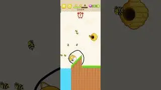 save doge 😺 game 2 one dog and one bee 🐝 crowd #savethedoge #shortvideos #youtube #viral #subscribe