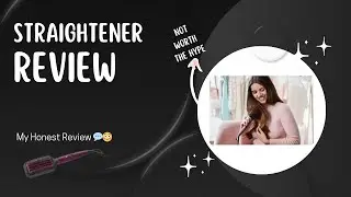 Straight Hair in 5 Minutes?! Testing the Philips Straightener Brush! BHH-730/00