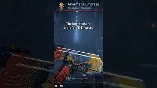 The best sticker craft for AK Empress #cs2 skins in bio #cs2skins #csgo #cs2clips #cs2moments