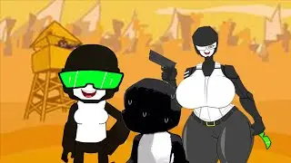 Green Glasses Meme - Tankman x Tankgirl - Meme Friday Night Funkin - FNF Animation