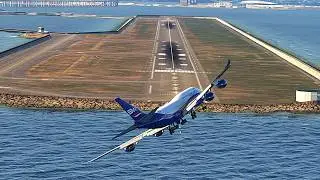 Extreme Approach! Silkway 747 Hard Landing on Macau&rsquo;s Short Runway