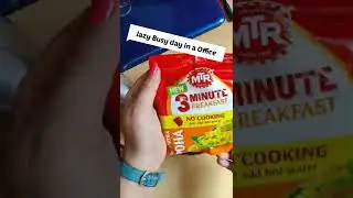 Instant Poha in the office | MTR poha ready to eat in 3 min | #shorts