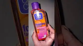 ☺️ Clean & Clear Foaming Face wash ☺️ Best for oily skin , removes  dirt , won't clog pores &hearts;️
