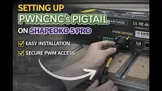Руководство эксперта: настройка PwnCNC Pigtail на Shapeoko 5 Pro