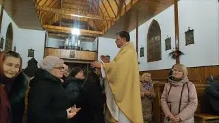 БЛАГОСЛОВЕНИЕ БОГА в костеле Поречье на Рождество.