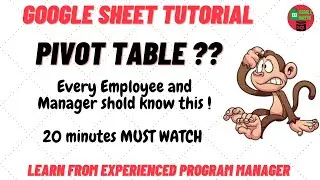 What is Pivot Table ? Its Applicaion ? Data Analysis through Google Sheet