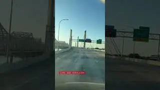 Crossing John F Kennedy Memorial Bridge From Louisville, Kentucky