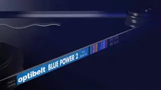 optibelt BLUE POWER 2 - 3D animation with the new high performance wrapped wedge belt