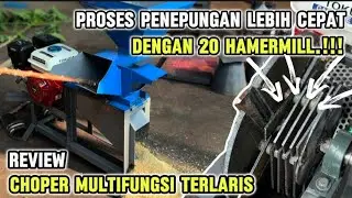 TAMPIL BEDA MENGGUNAKAN 20 HAMERMILL.!! review mesin cacah multifungsi spesial harga promo cuma 2jt 