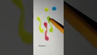 Fun Colors Water Drop 🟡🟢🔵#art #shorts #line #maths