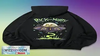 ROMWE MEN Rick and Morty ROMWE Men Letter Graphic Drawstring Hoodie Review
