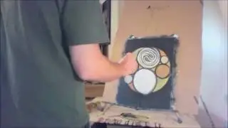 painting a celtic circle knot time lapse