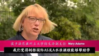 Recognition in the USA: Progression with Cambridge International  AS and A Level CHINESE