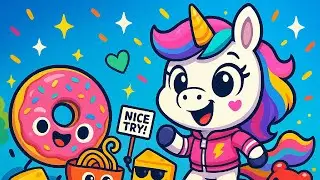 Unicorn Baddies Musikalske Snackeventyr 🎶🍩 | Sjov Sang by BrightTales