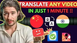 Translate ANY Video into ANY Language for FREE with THIS Simple Method | Free Video translate 