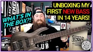 Unboxing my first NEW BASS in 14 years! [ESP LTD B-205SM Reaction/Review]