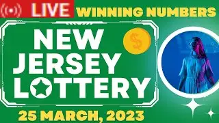 New Jersey Evening Lottery Drawing Results - 25 Mar, 2023 - Pick 3 & 4 - Cash 5 - Pick 6 - Powerball