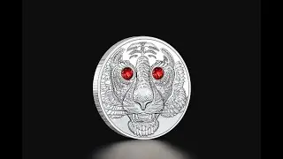 Silver Coin ASIA &ndash; THE POWER OF THE TIGER 20 Euro