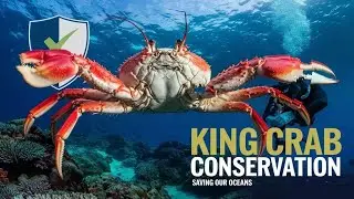 King Crab Conservation:Saving Our Oceans,One Crab at a Time#KingCrab#SustainableFishing #CrabFishing