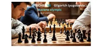 Famous 1966 Havana Olympic Chess Battle Fisher vs Gligorich. A to Z chess in ENGLISH