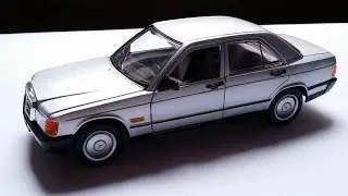 Reviewing the 1/24 Mercedes-Benz 190 E (W201) by Leo Models (WhiteBox)