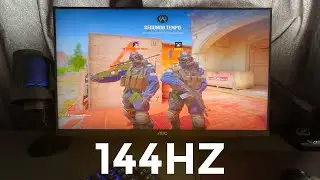 POV - Essa &eacute; a sensa&ccedil;&atilde;o de jogar CS2 no MONITOR 144hz