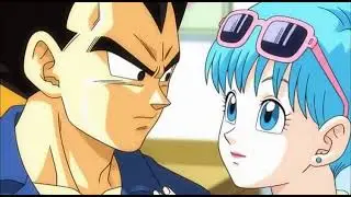 Vegeta y Bulma se besan