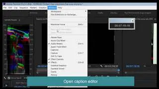 Importing subtitles into premiere and re-sizing