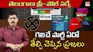 Telangana Pre Poll Survey Analysis | Congress Vs BRS Political war | EHA TV