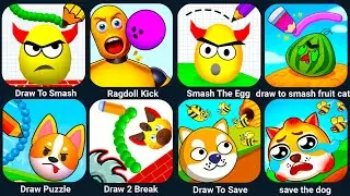 Draw To Smash, Save The Dog, Draw To Break, Smash The Line, Draw Puzzle, Draw To Save...