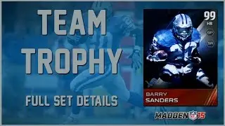 Madden 15 Ultimate Team | MUT 15 Team Trophy Set Full Details
