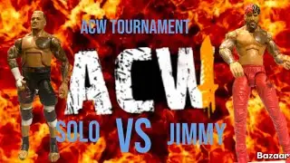 ACW TOURNAMENT MATCH 2 SOLO VS JIMMY #wrestling #wwe #wwefigures #actionfigures 