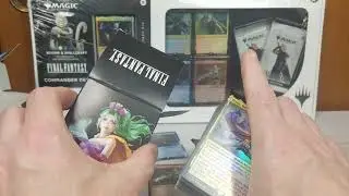 Magic the gathering Final Fantasy Revival Trance Commander kit package opening