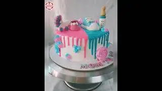 Baby Shower Cake | Gender Revealing Cake #ytshorts #viral #viralvideo #shortfeed #cakedecorating