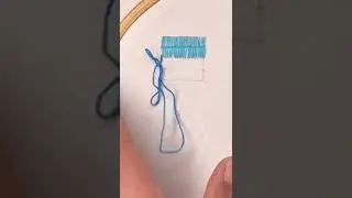 Plate Stitch Tutorial || Hand Embroidery Filling Stitch Tutorial || kaarigari || #shorts