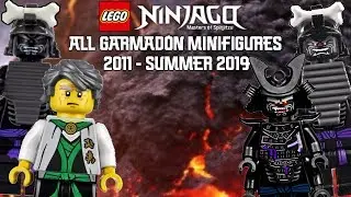 Ninjago Masters of Spinjitzu: All Garmadon Minifigures (2011 - Summer 2019)