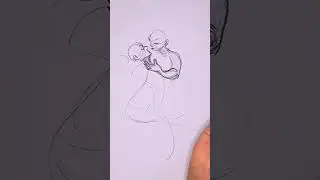 Gesture drawing 🌸✨ charcoal sketch
