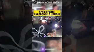 AFRODIS&Iacute;ACO E FONTINELLE QUEBRARAM O MANO QUE TENTOU INVADIR A FESTA KKKK