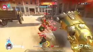 Best Of 'Harbleu' The Roadhog God   Overwatch Montage